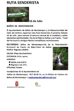 Cartel Ruta