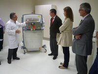 Sastre visita los nuevos equipamientos científicos-técnicos financiados con fondos Feder en el Campus de El Cristo