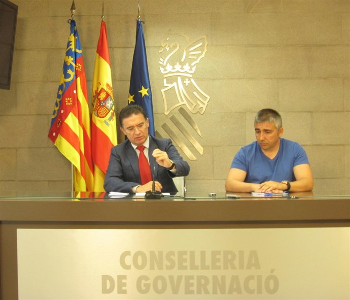 Castellano Y Talavera, En La Rueda De Prensa Sobre Policías Locales