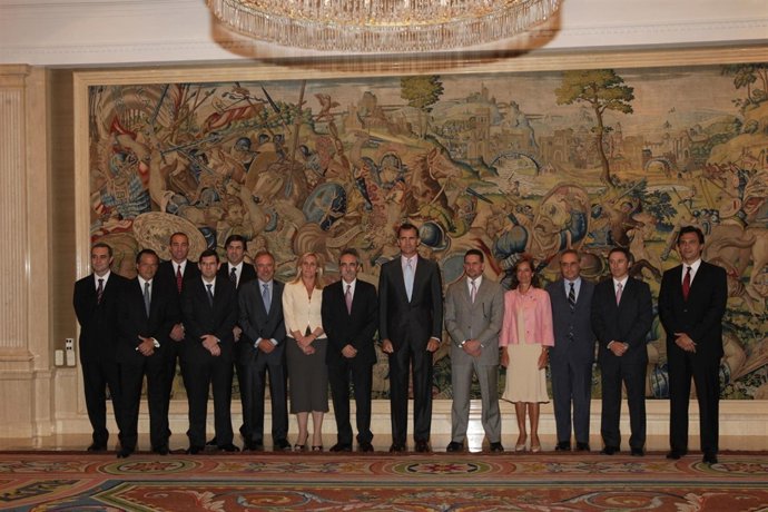 Audiencia Del Príncipe Felipe Con El Representantes De IBM Por IBM