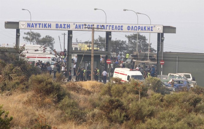 Base Militar En Chipre Donde Se Produjo Una Explosión En Un Depósito