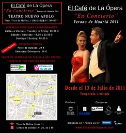 Cartel De  El Café De La Ópera