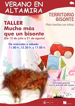 Cartel De Las Actividades De Verano Del Museo De Altamira