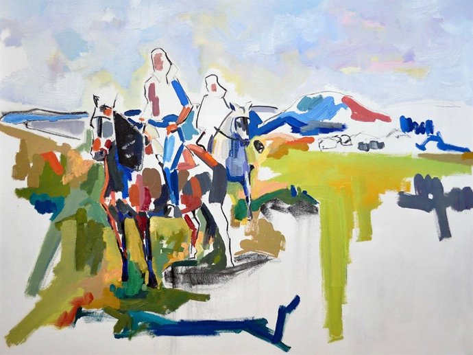 Obra De La Exposición 'Esperando A Que El Sarmiento Madure'