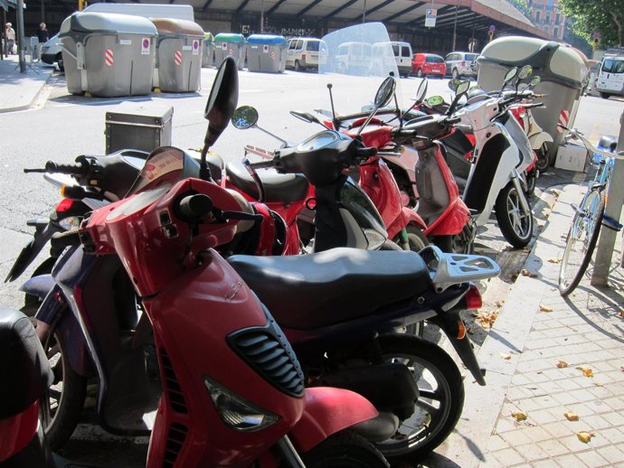 Motos Aparcadas, Motocicletas