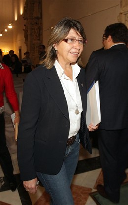 La conselleira de Mar, Rosa Quintana.