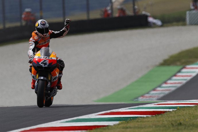 El Piloto Italiano Andrea Dovizioso En Mugello