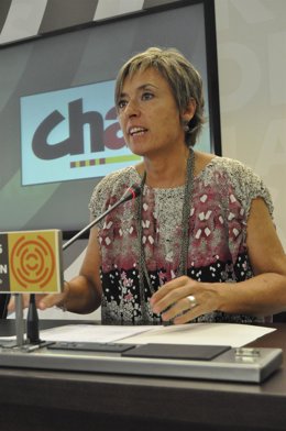 Nieves Ibeas, Portavoz De CHA En Las Cortes De Aragón