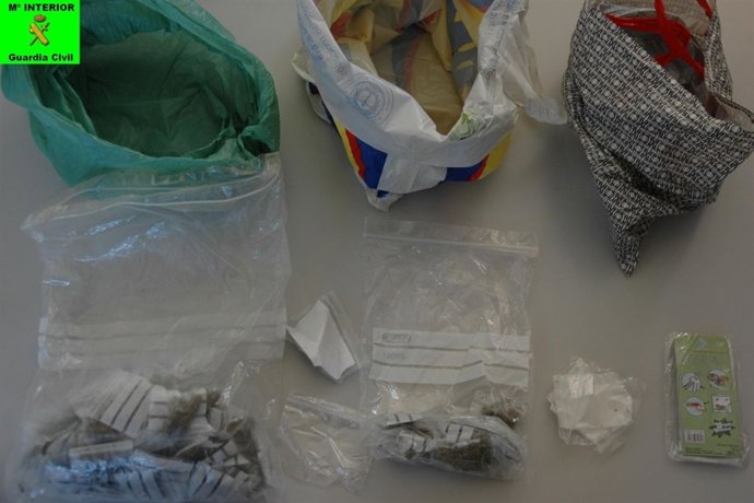 Droga Incautada Por La Guardia Civil En Teruel 