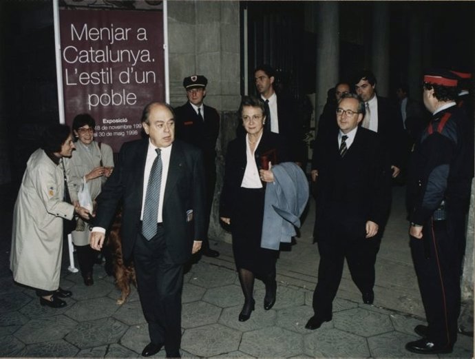 El Ex Presidente Catalán Jordi Pujol, Y Su Esposa, Marta Ferrusola