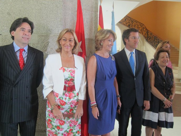 Aguirre, Feijóo Y Miembros De Sus Respectivos Gobiernos