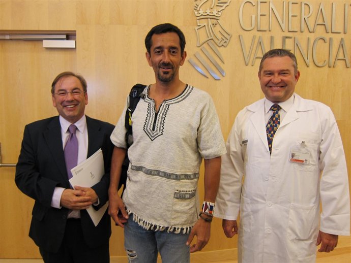 El Conseller Rosado, Cavadas Y Melchor Hoyos, Gerente Del Departamento La Fe