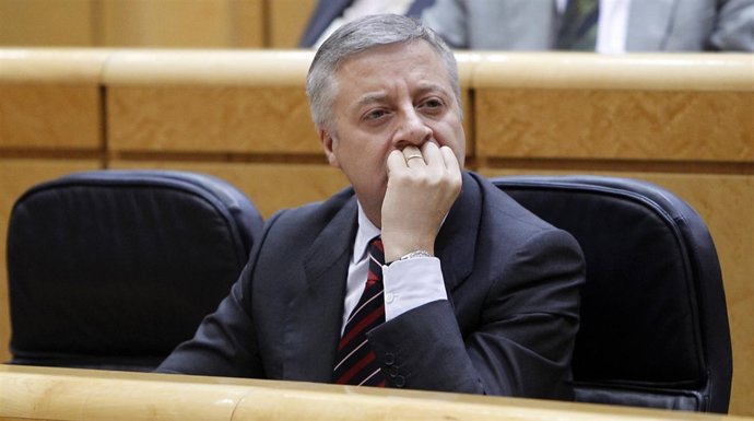 José Blanco en la sesión del Senado