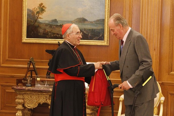 El Rey Recibe Al Cardenal Antonio María Rouco Varela