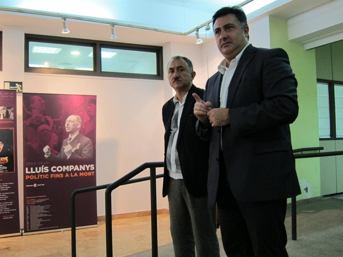 Josep Maria Álvarez (UGT) y Joan Puigcercós (ERC)