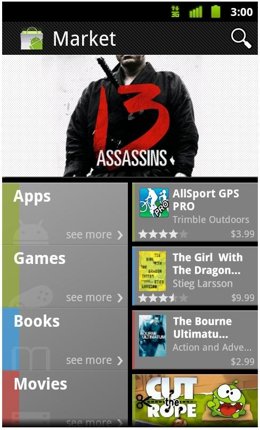 Imagen De La Aplicación De Android Market Por Google Mobile Blog