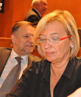 Eva Almunia, Presidenta Del Grupo Del PSOE En Las Cortes