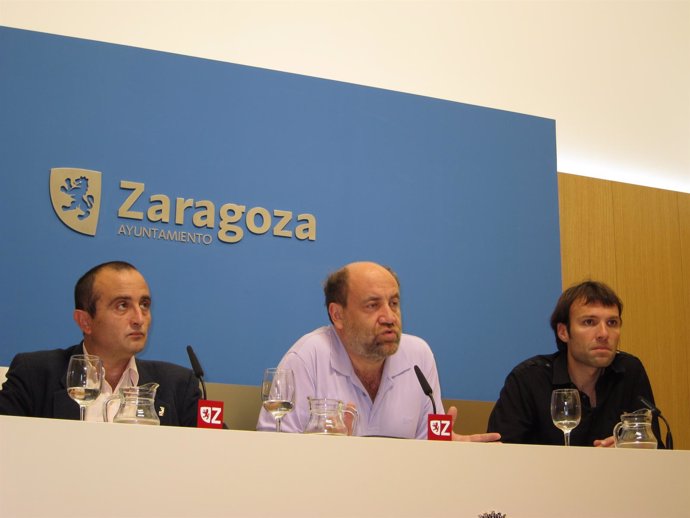 Los Tres Concejales De IU En El Ayuntamiento De Zaragoza