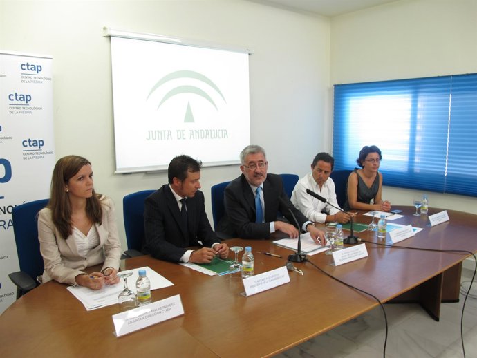 Ávila Durante El Acto De Firma De Convenios En La Sede Del Ctap, En Macael