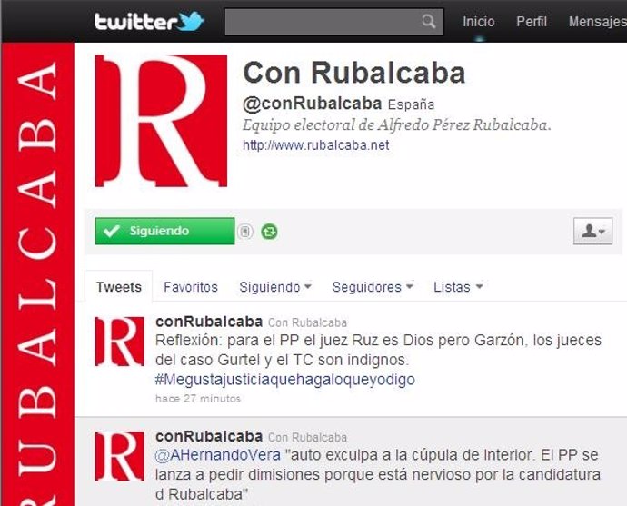 Twitter Del Equipo Electoral De Rubalcaba