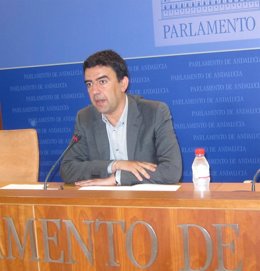 Mario Jiménez Hoy En Rueda De Prensa En El Parlamento De Andalucía