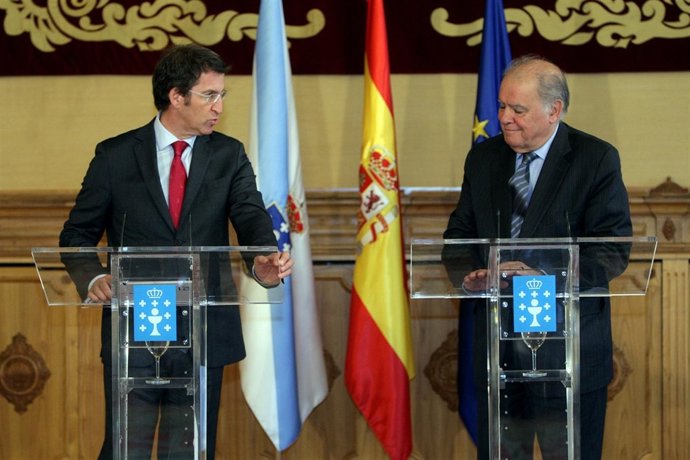 Alberto Núñez Feijóo Y El Secretario General Iberoamericano