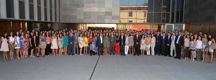 Recepción Del Programa 'Praxis' En La Diputación De Sevilla