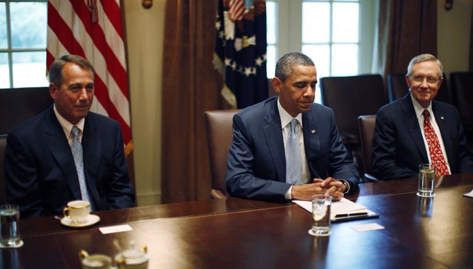 Barack Obama En La Negociaciones De Deuda