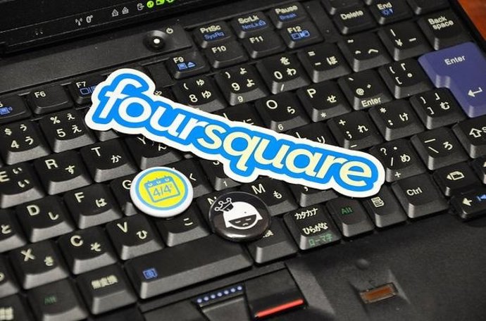 Logo De Foursquare Con Teclado Por TAKA@P.P.R
