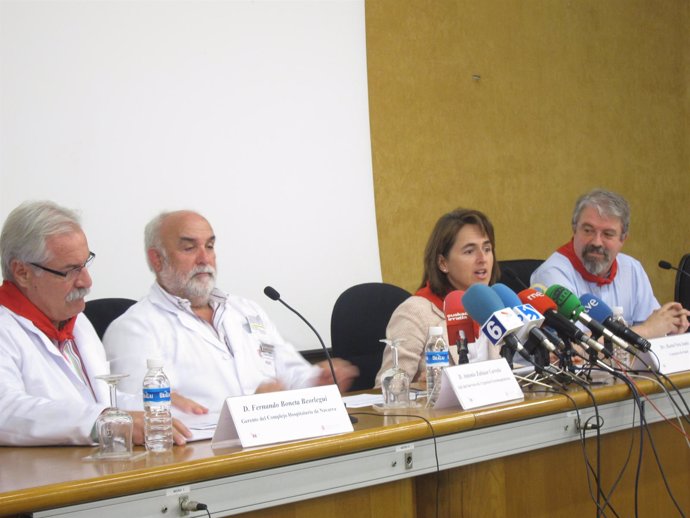 Rueda De Prensa De Balance De Atenciones Del SNS En Sanfermines