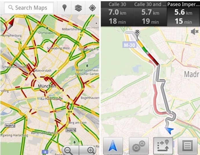 Tráfico En Tiempo Real De Google Maps