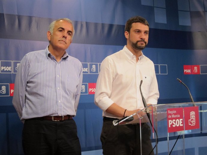 Alnfosno Martínez Baños Y Joaquín López, Coordinadores Comité Electoral PSRM