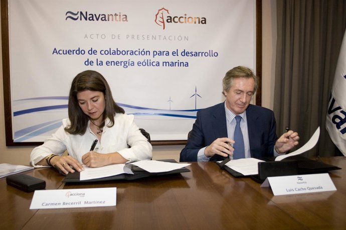 Firma Del Convenio Entre Navantia Y Acciona