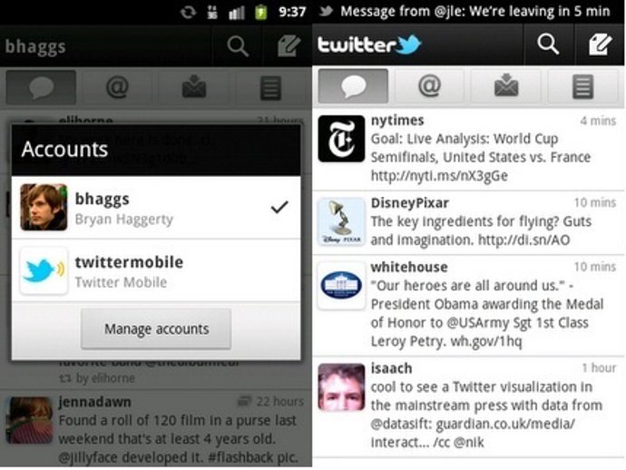 Actualización Twitter Para Android