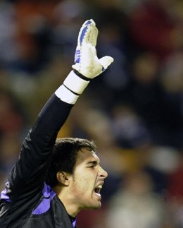 El portero del Atlético de Madrid Sergio Asenjo