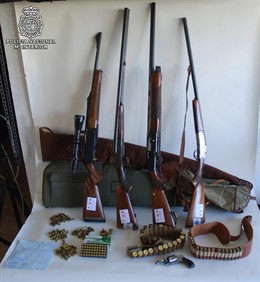 Armas Intervenidas A La Red Africana Que Traficaba Con Cocaína Y Heroina