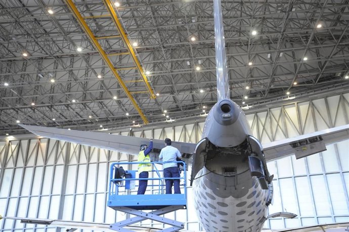 Hangar de Iberia en El Prat