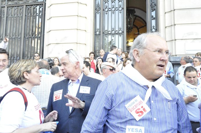 El presidente de Riegos del Alto Aragón, César Trillo