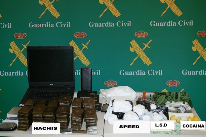 Droga Intervenida En La Operación 'Cafeto' En Cantabria 