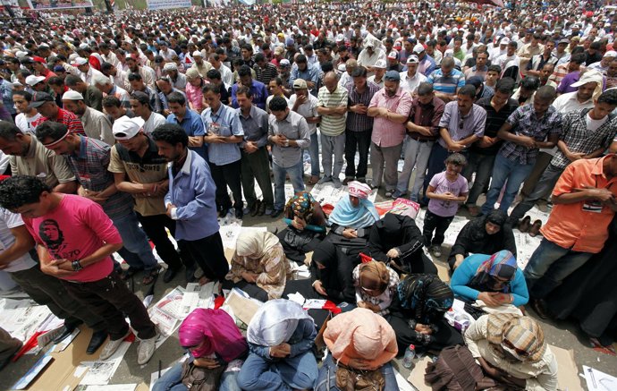 Protestas En Egipto En La Plaza Tahrir