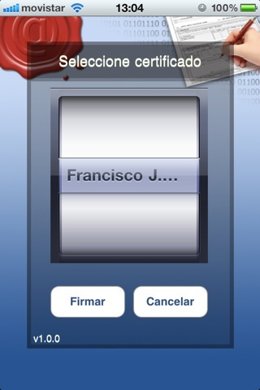Aplicación De Firma De Guadaltel Desde Itunes 