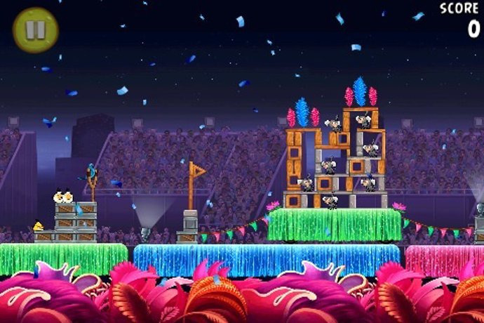 Pantalla De Angry Birds Rio Desde App Store 