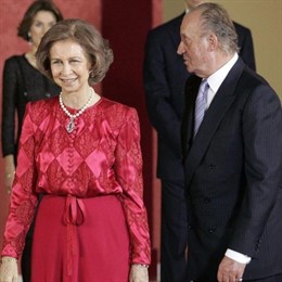Una imagen de los Reyes de España