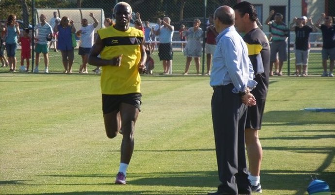 Koné, En Un Entrenamiento De Esta Pretemporada 