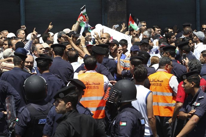 Manifestación A Favor De Reformas En Jordania