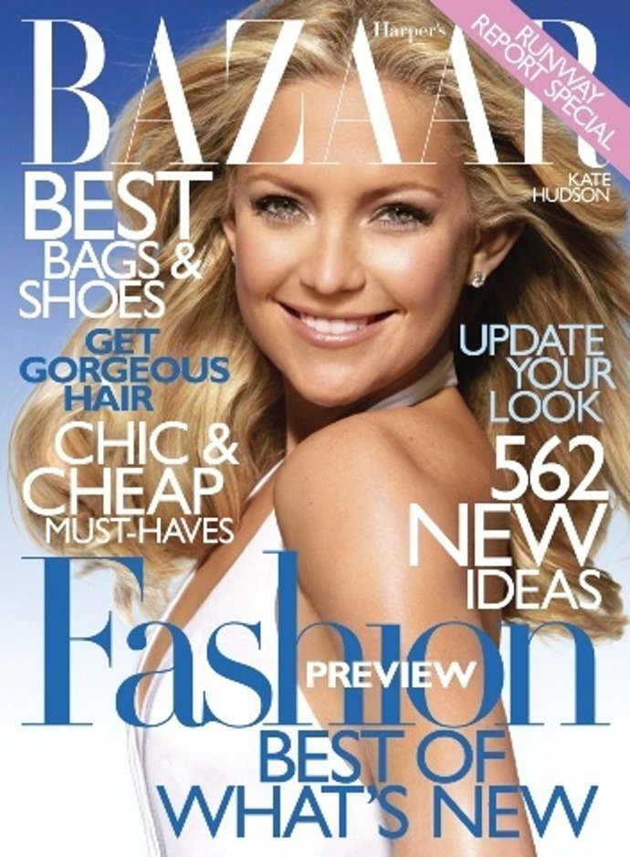 Kate Hudson En La Portada De La Revista 'Harper's Bazaar'