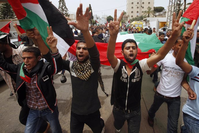 Palestinos Celebran La Reconciliación Entre Al Fatah Y Hamás