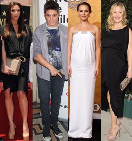 Montaje De Victoria Beckham, Alejandro Sanz, Natalie Portman Y Kate Hudson