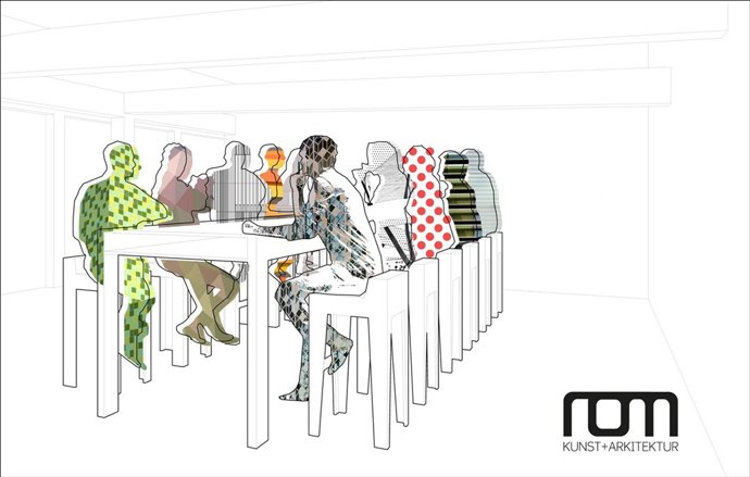 Ilustración 'The Banquet', Incluida En La Muestra.