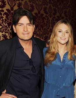 Charlie Sheen y su mujer, Brooke Mueller